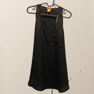 Never worn! Sheer Black Tank top, women’s size medium